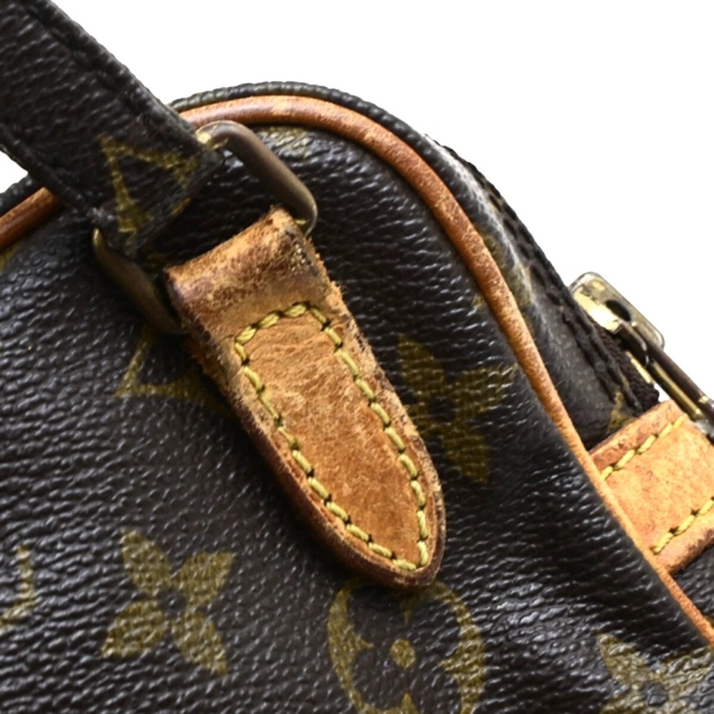Authentic Louis Vuitton Brown Monogram Marly Crossbody Bag - Picture 8 of 12